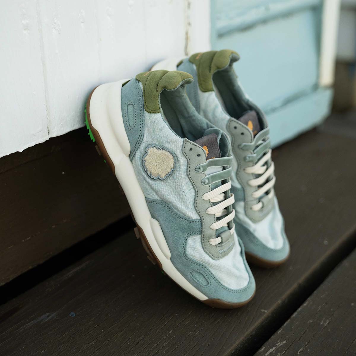 Chacrona Linen | Camo Milky Jade