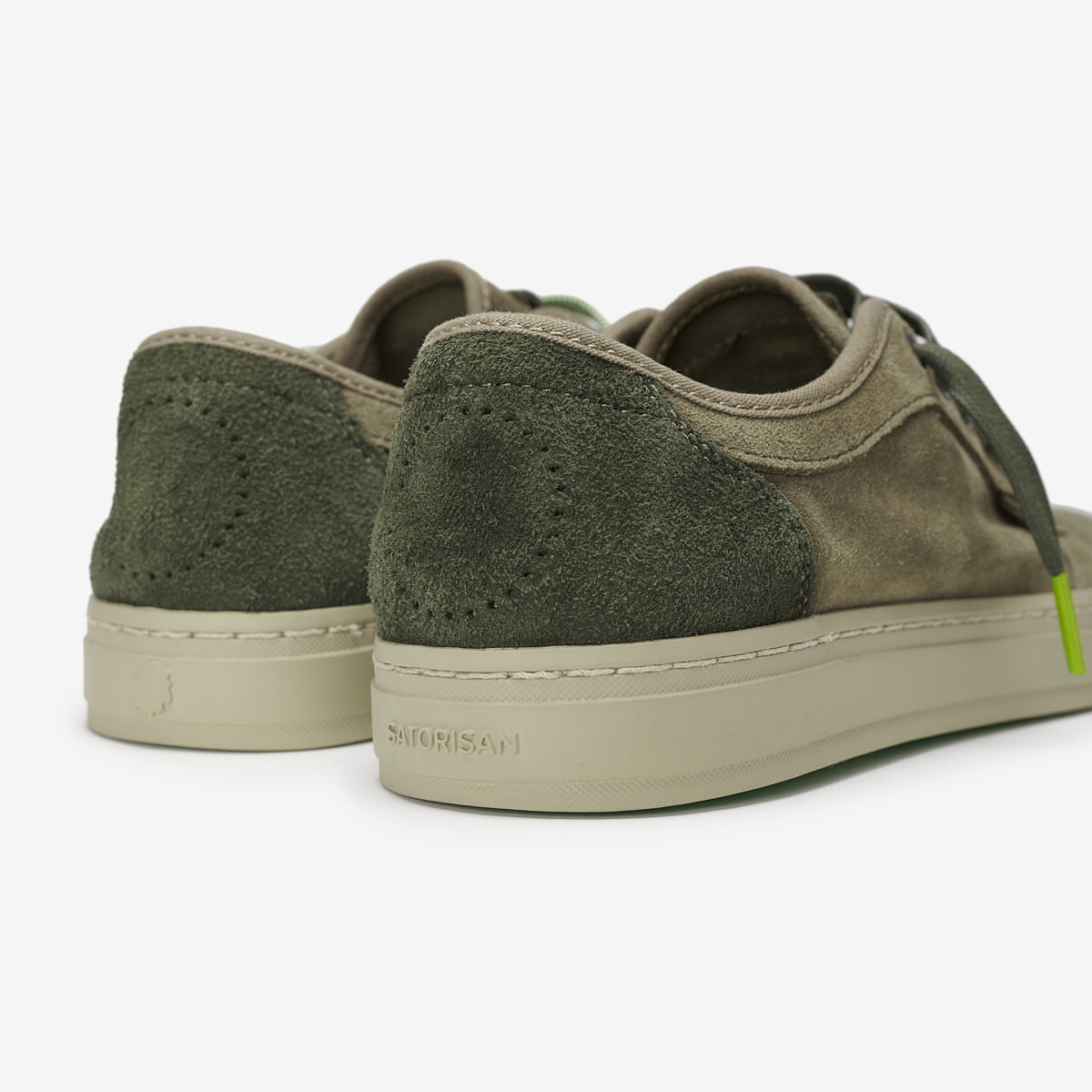 Heisei Suede | Peat Green