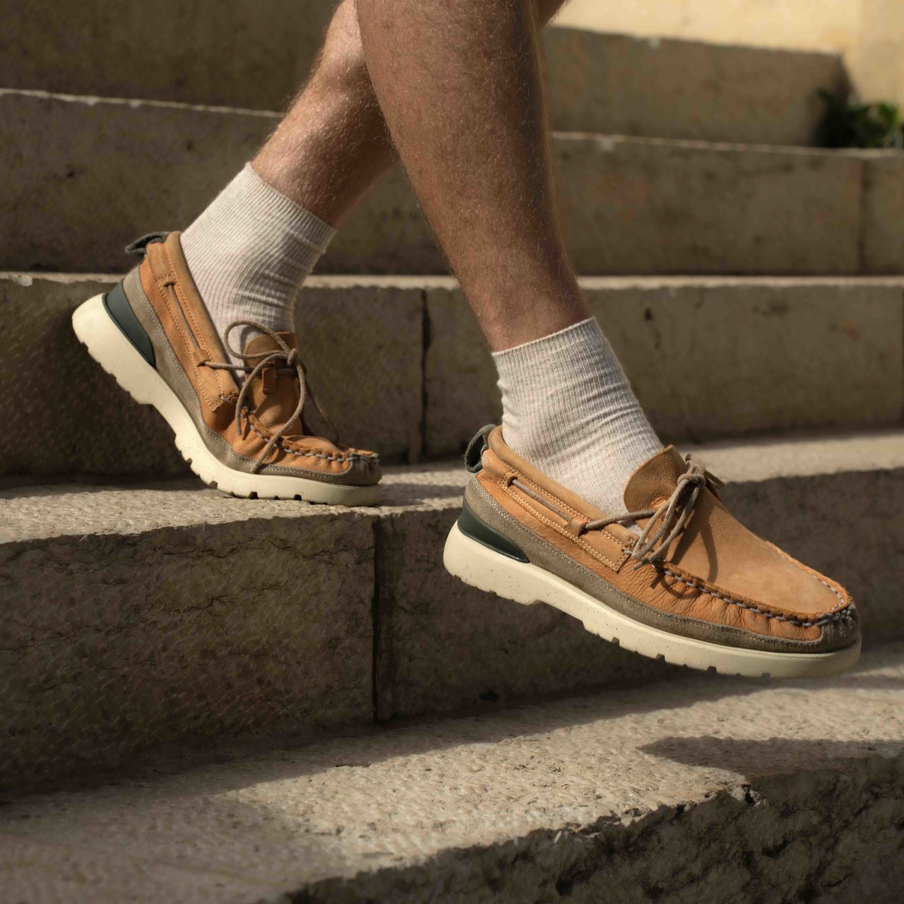 mocasines hombre piel