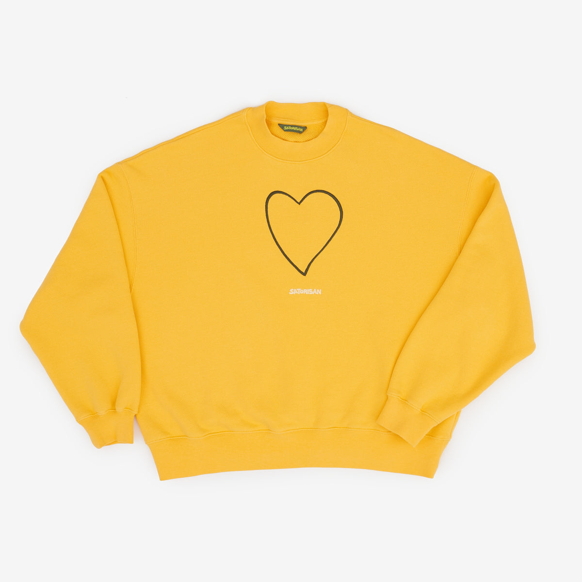 sudadera algodón orgánico hombre amarilla