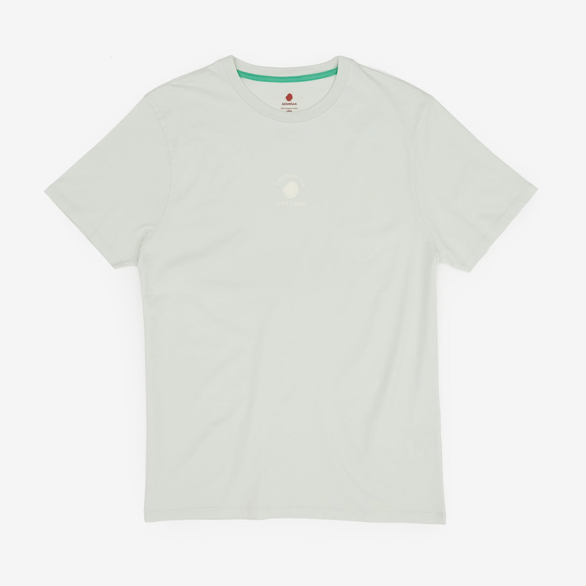 Camiseta verde claro algodón orgánico