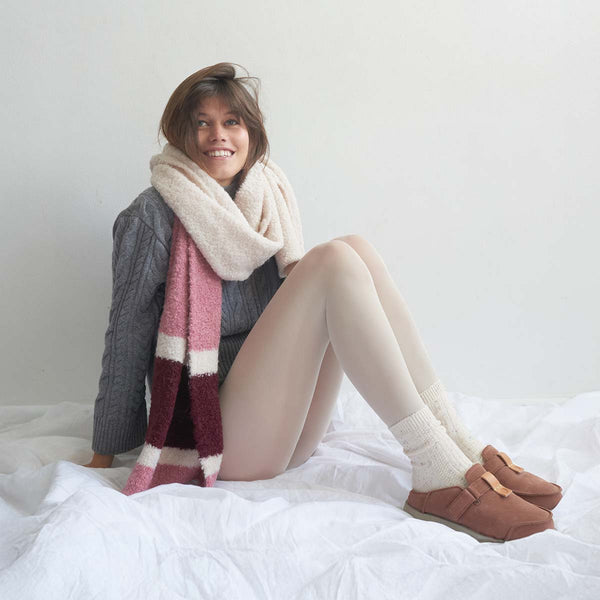 Uwabaki Clog Suede | Chestnut