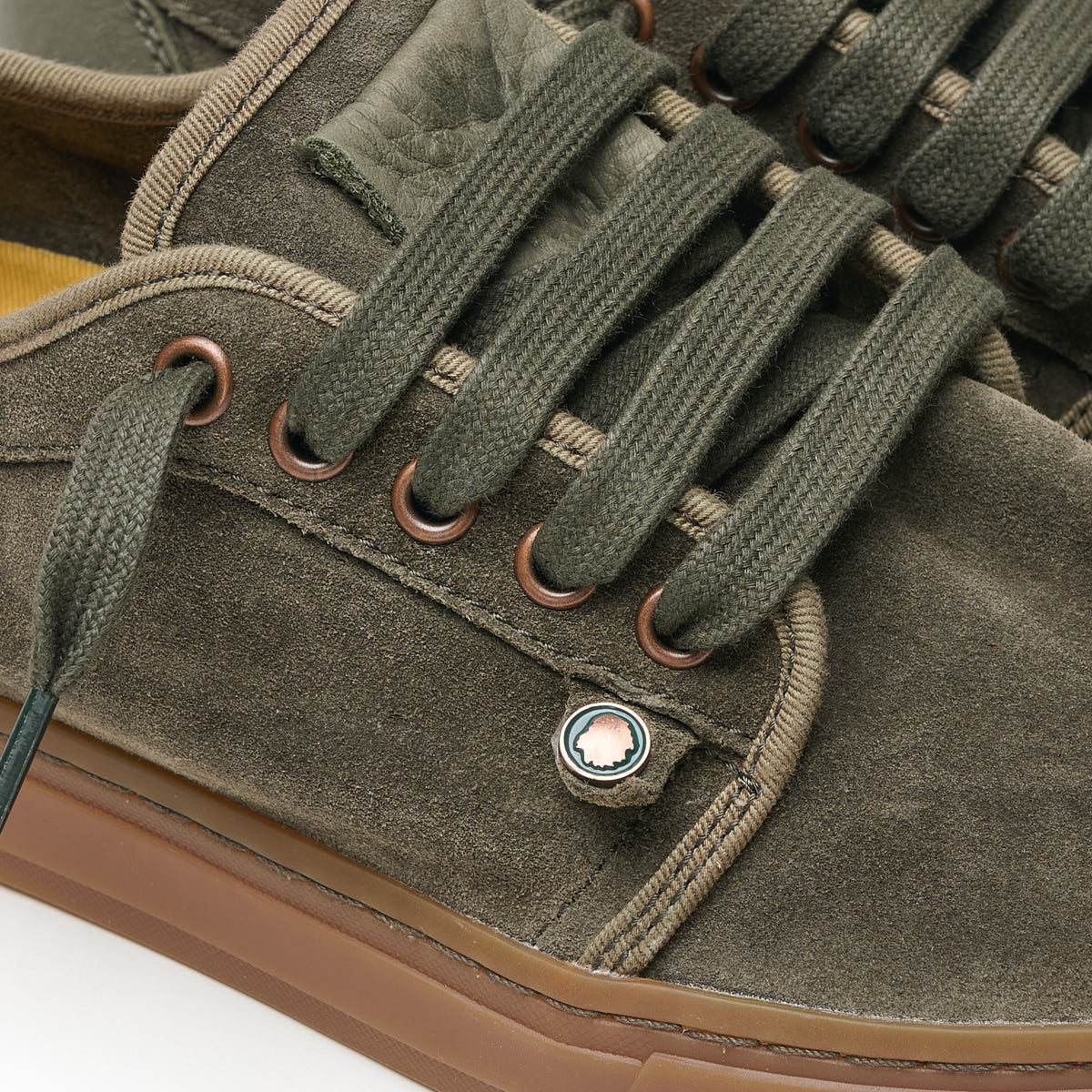 Heisei Suede | Deep Khaki/Gr