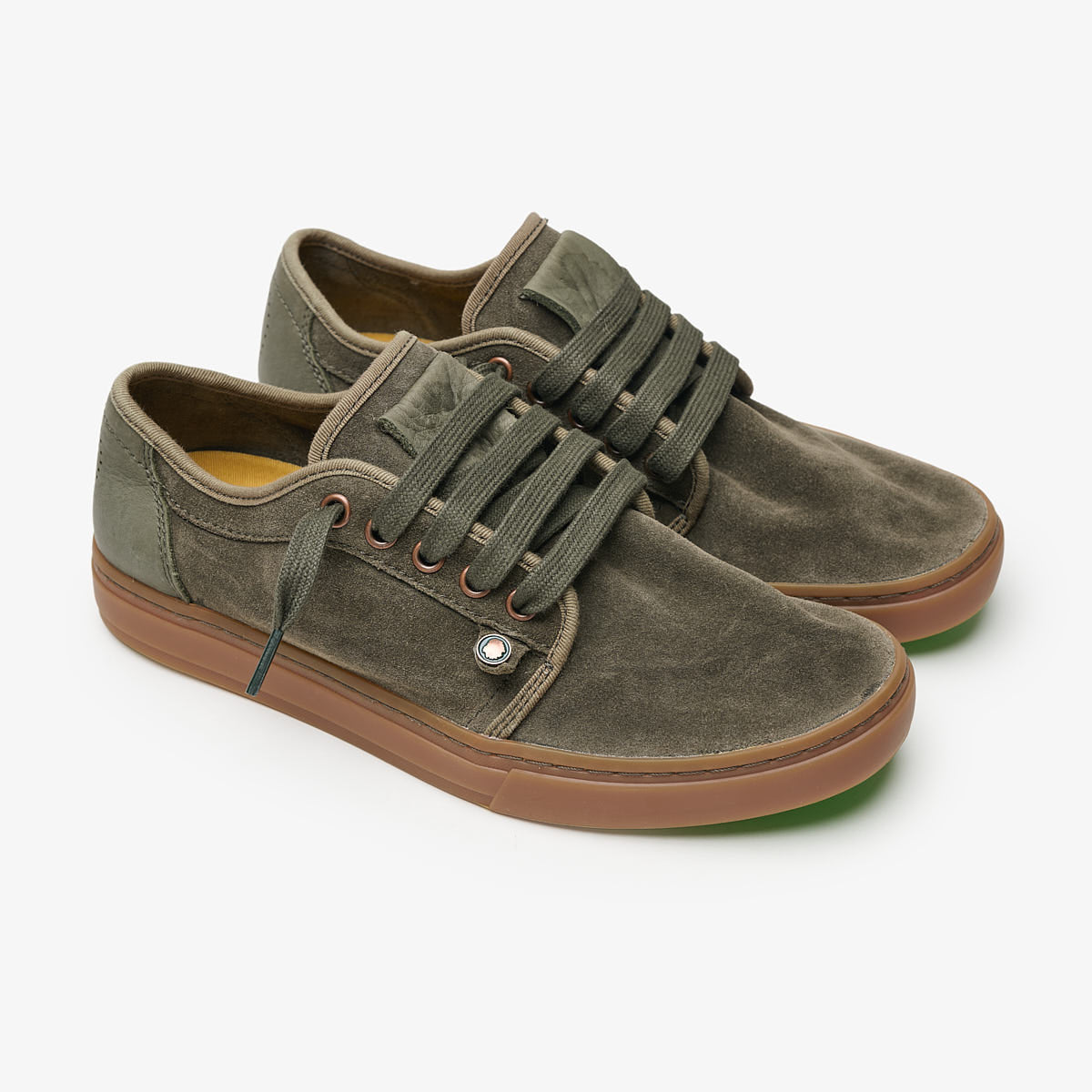 Heisei Suede | Deep Khaki/Gr
