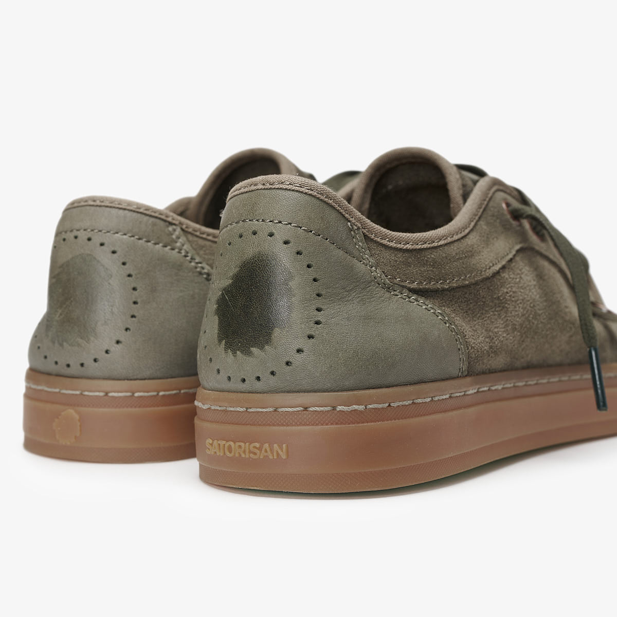 Heisei Suede | Deep Khaki/Gr