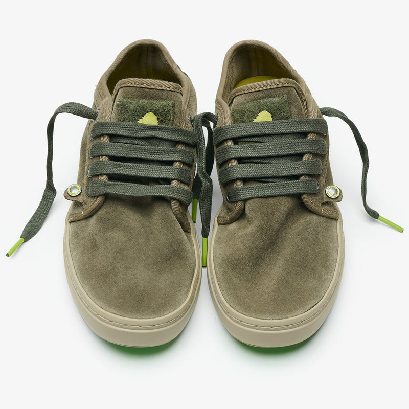 Heisei Suede | Peat Green