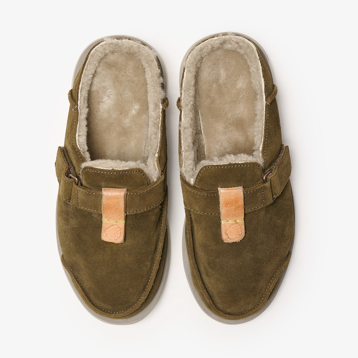 Uwabaki Clog Strap Suede | Thunderbolt