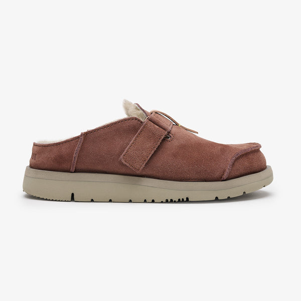 Uwabaki Clog Suede | Chestnut
