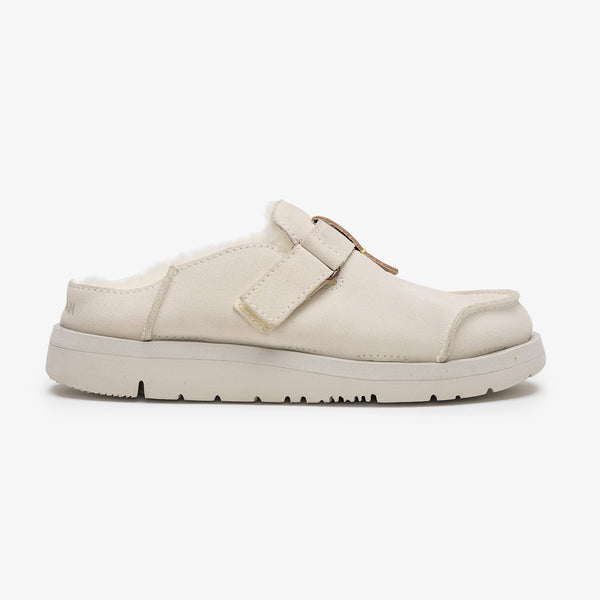 Uwabaki Clog Suede | Cream