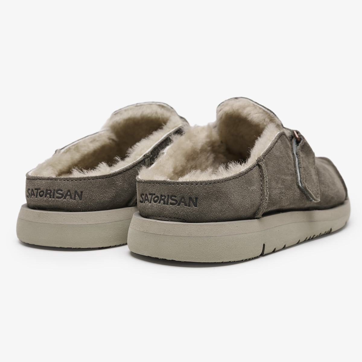 Uwabaki Clog Suede | Deep Khaki