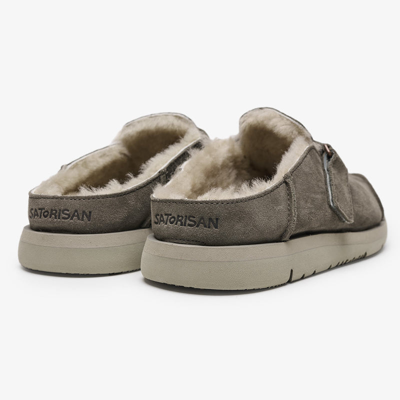 Uwabaki Clog Suede | Deep Khaki
