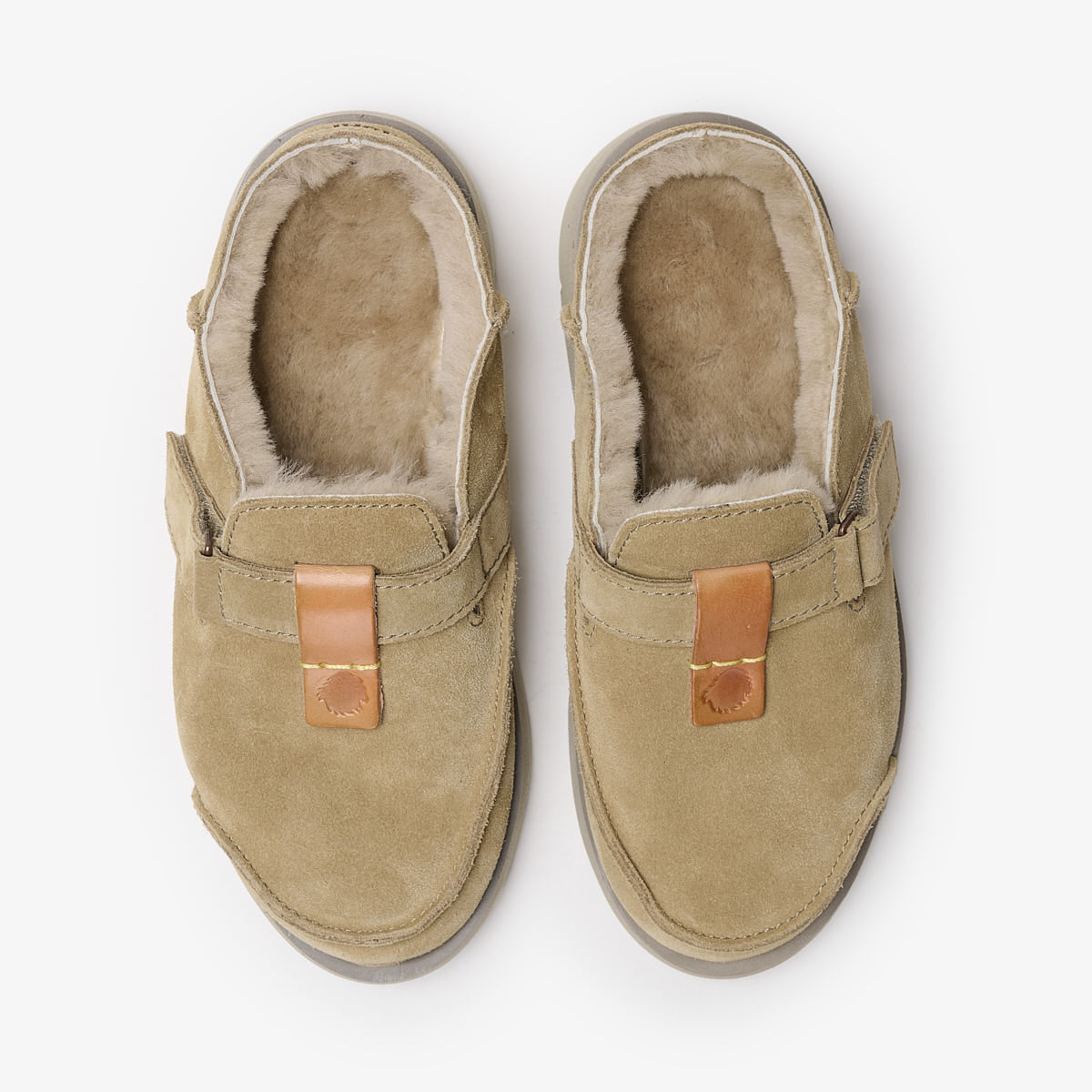 Uwabaki Clog Suede | Driftwood