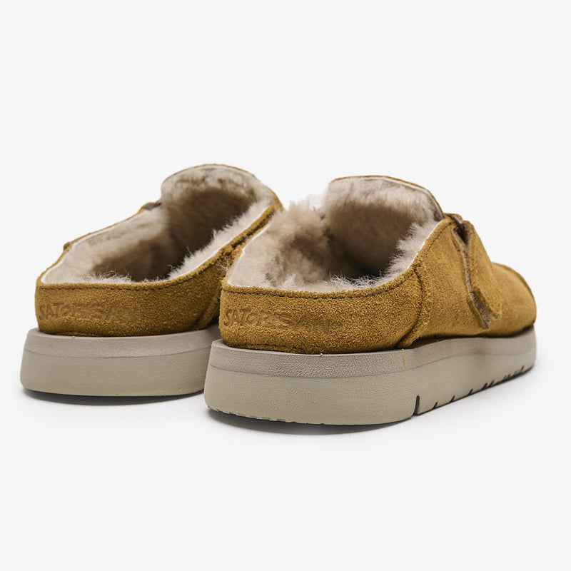 Uwabaki Clog Suede | Mid Brown