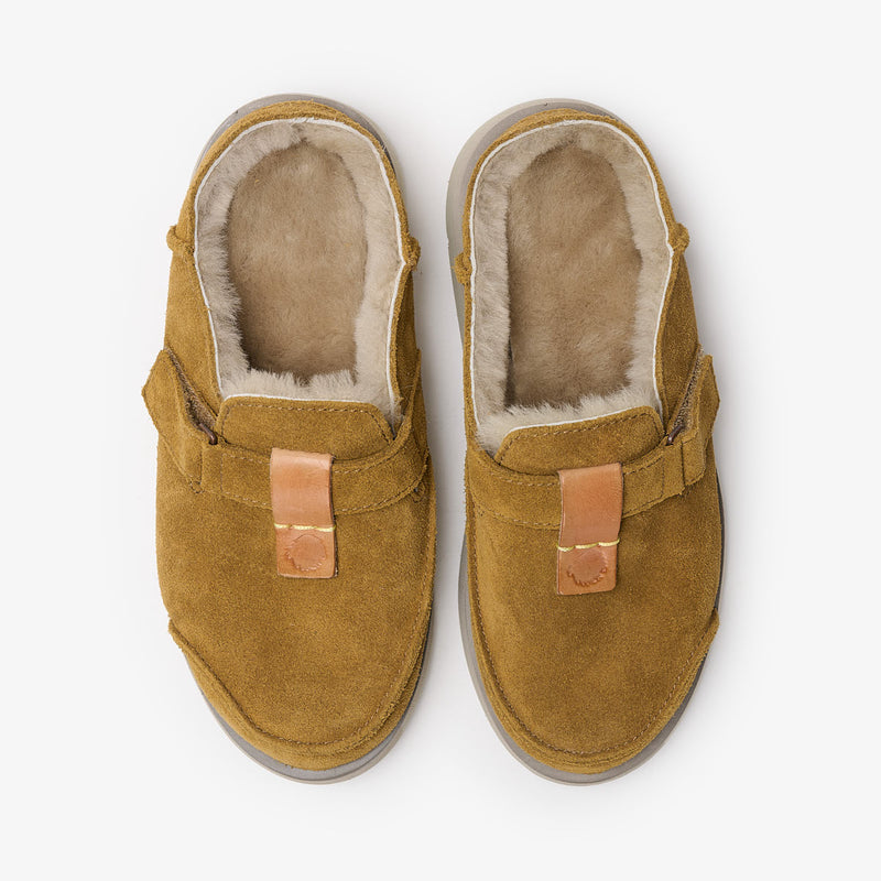 Uwabaki Clog Suede | Mid Brown