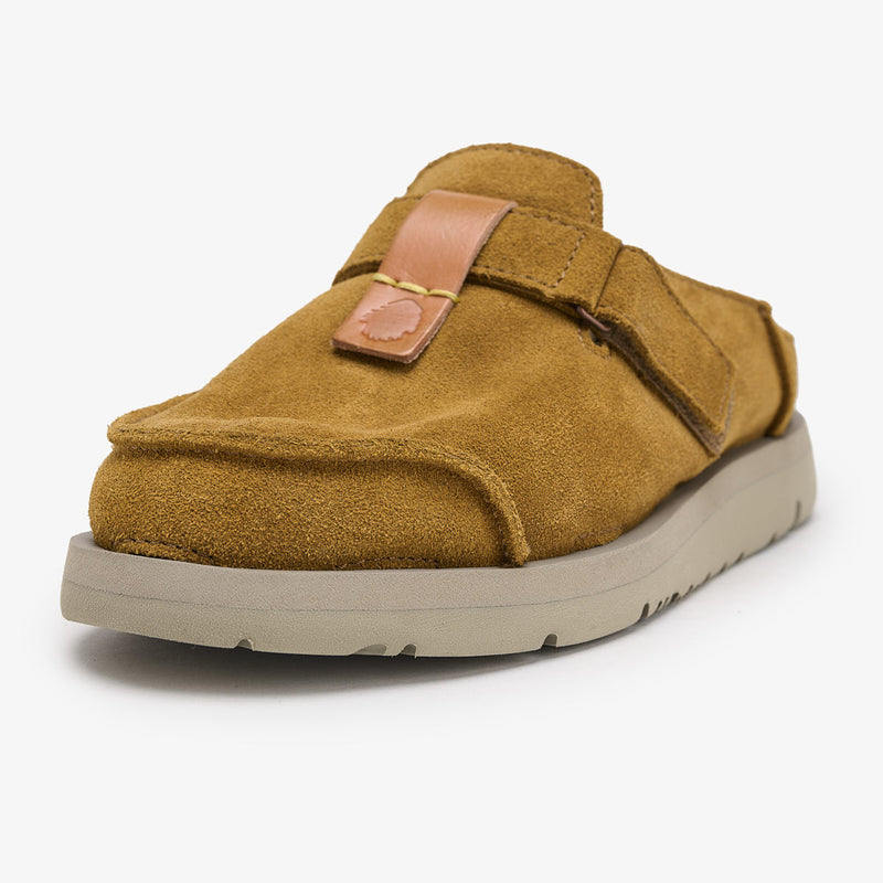 Uwabaki Clog Suede | Mid Brown