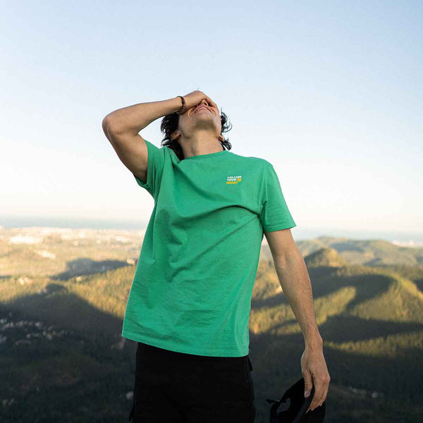 Camiseta verde de algodón Orgánico
