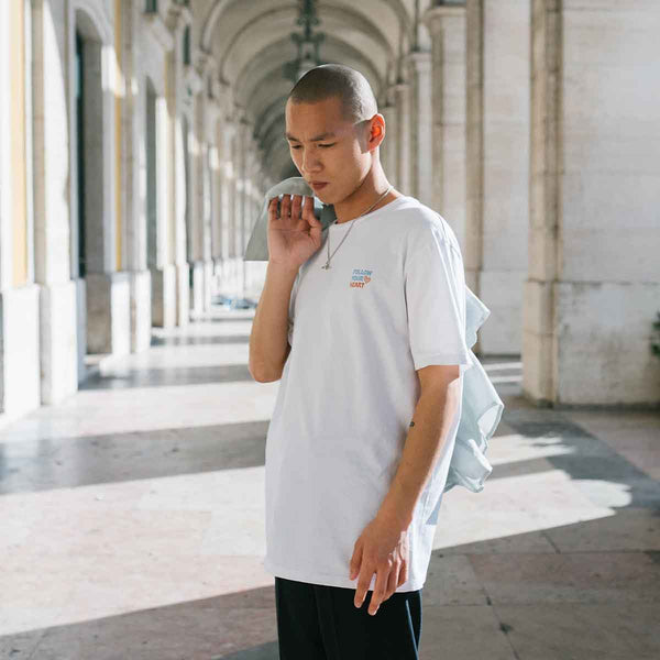 Camiseta blanco de algodón orgánico