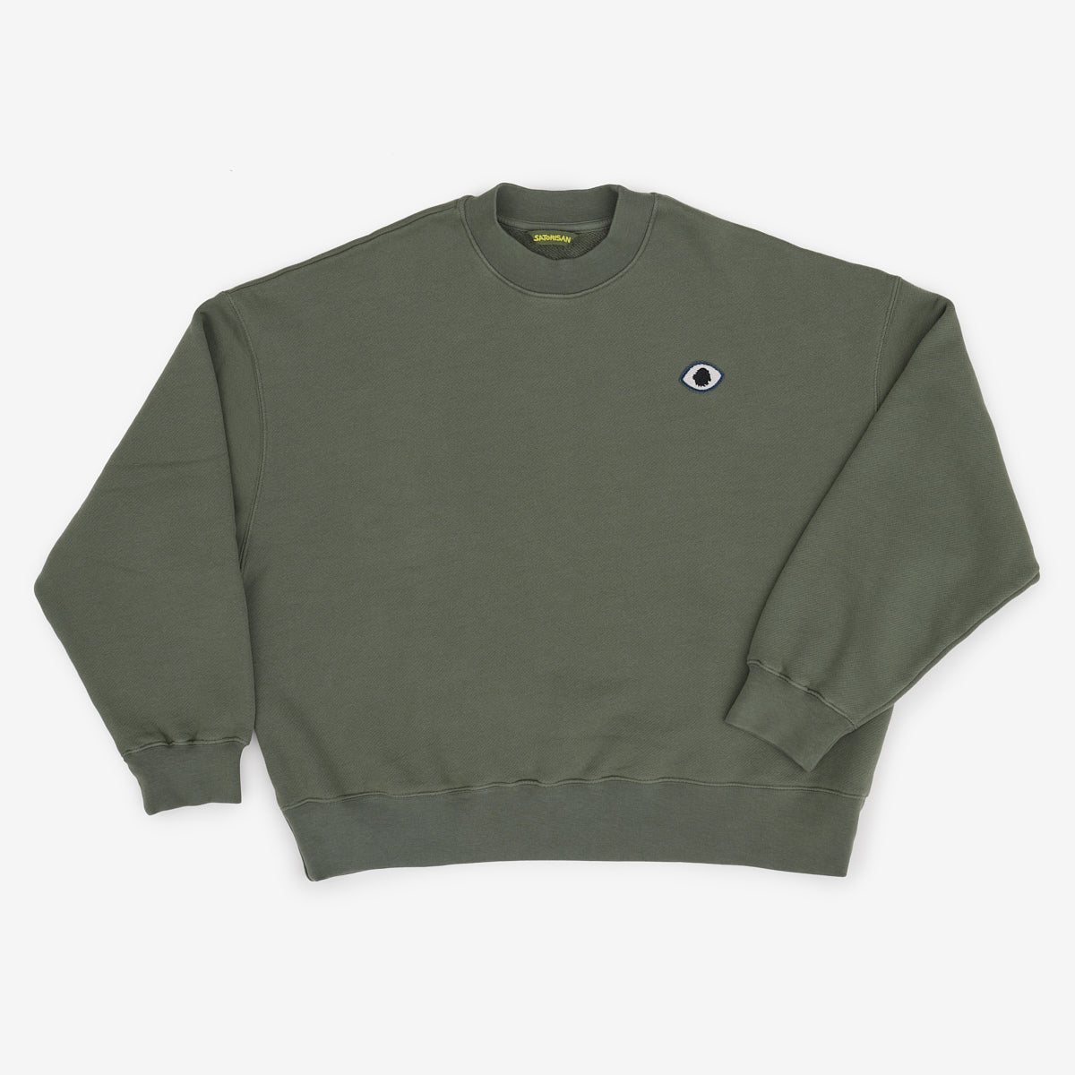 sudaderas oversize hombre verde militar