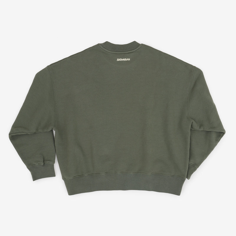 sudaderas oversize hombre verde militar
