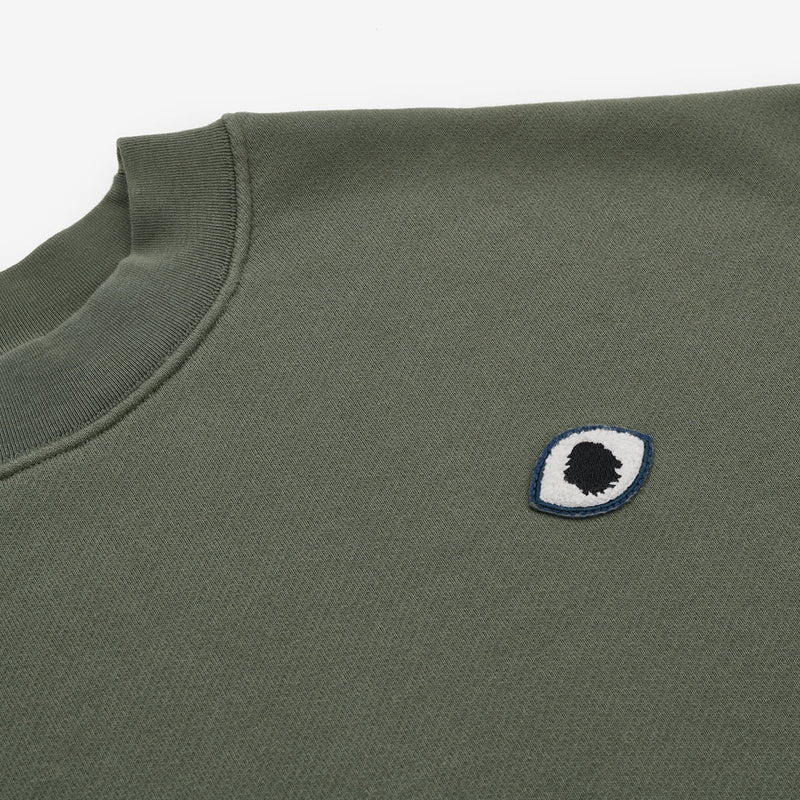 sudaderas oversize hombre verde militar