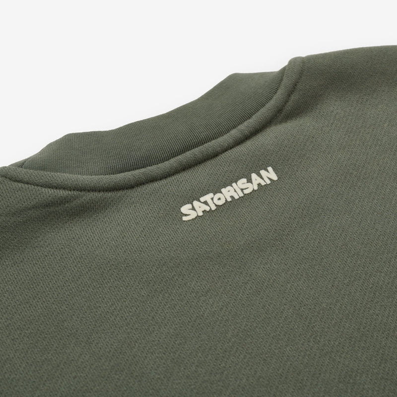 sudaderas oversize hombre verde militar