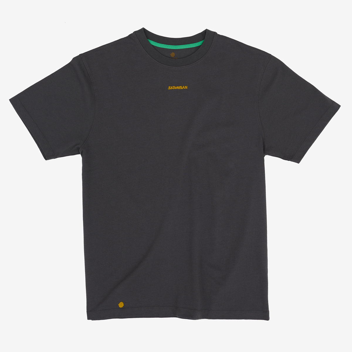 Camiseta de 100 % algodón orgánico gris oscuro