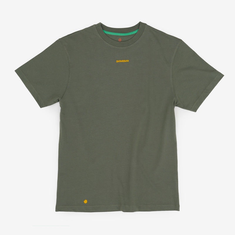 Camiseta algodón orgánico verde militar