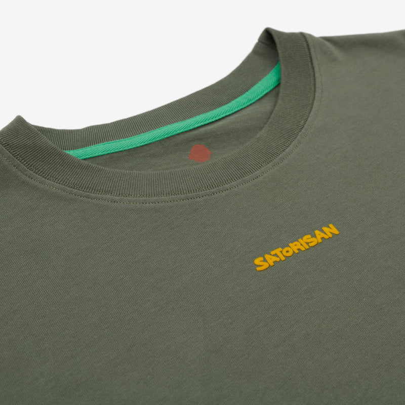 Camiseta algodón orgánico verde militar