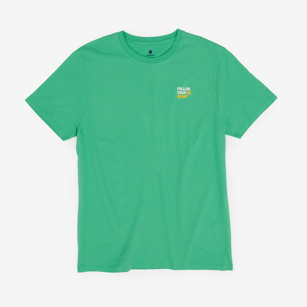 Camiseta verde de algodón Orgánico