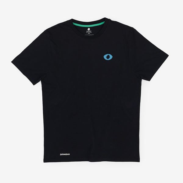 Camiseta negro de algodón orgánico