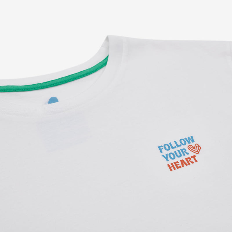Camiseta blanco de algodón orgánico